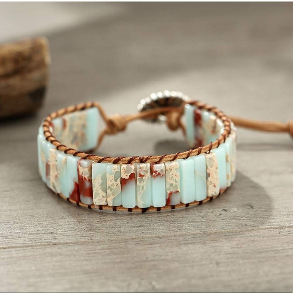 BoHo Mixed Crystal Wrap Bracelet